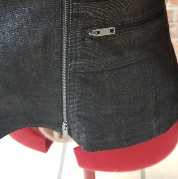 DKNY black denim jacket - Picture 6 of 8